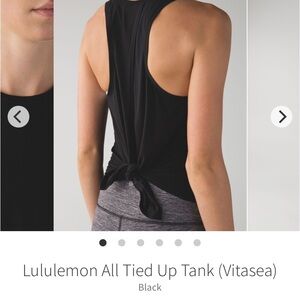 Lululemon All Tied Up Tank Sz 2/4